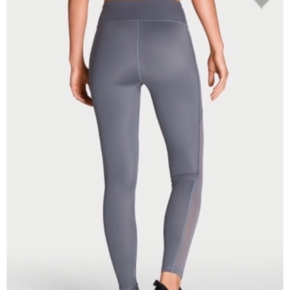Victoria's Secret Sport grey mesh leggings - Picture 2 of 2